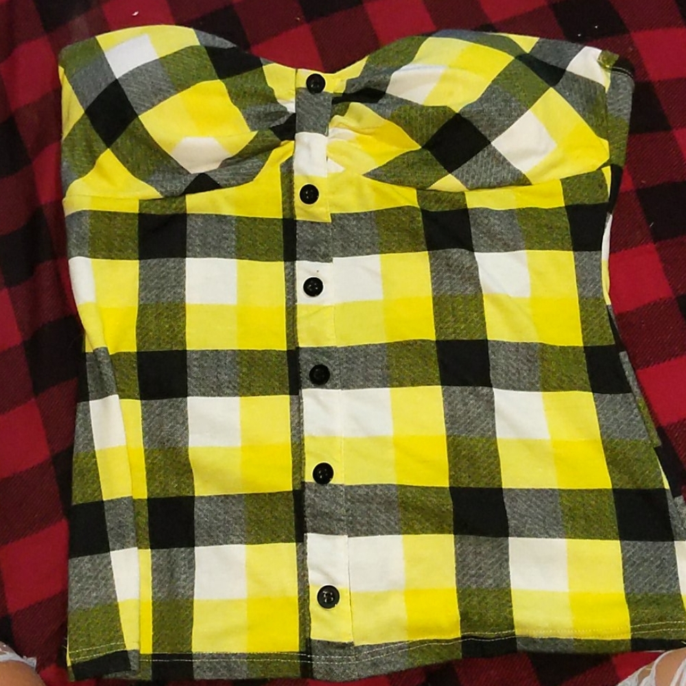 Strapless shirt